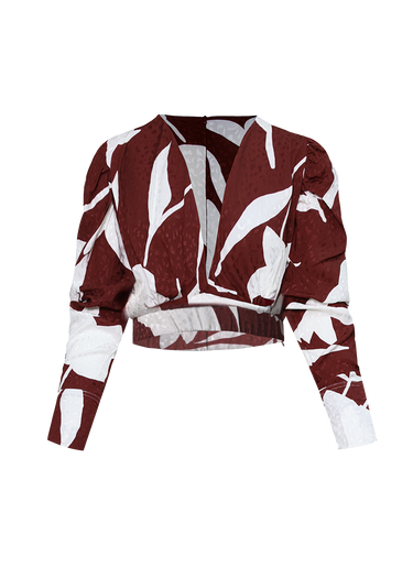 Blusa Cruzada Estampado Floral