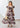 Vestido con boleros y estampado floral