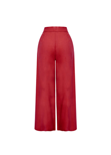 Pantalón Wide Leg de Talle Alto