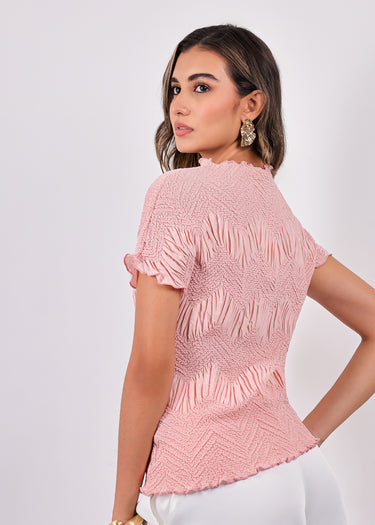 Blusa Rose Texture