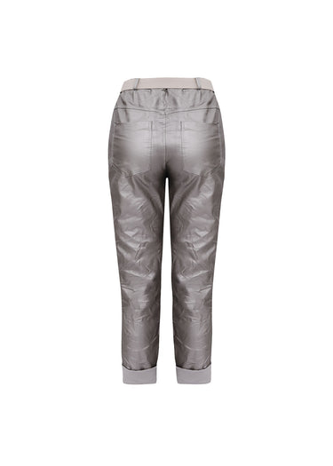 Pantalon vinilo beige