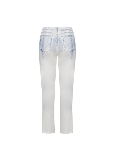 Jeans Straight Ice Wash