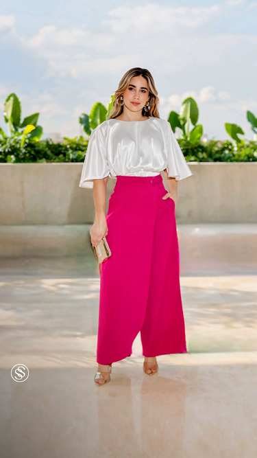 Pantalón tipo pareo
