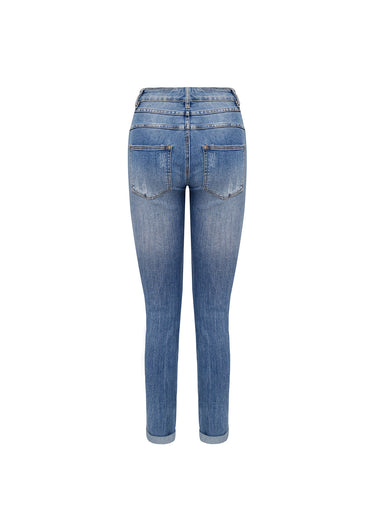 Jean skinny azul
