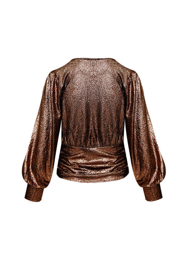 Blusa Metalizada de Fiesta