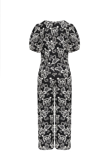 Conjunto Noir Paisley Atelier