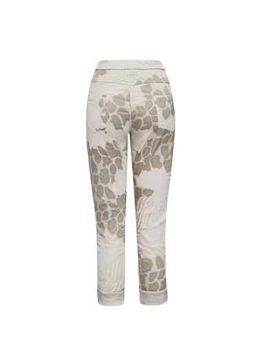 Jogger con estampado animal print