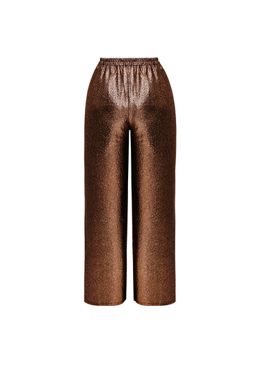 Pantalón Palazzo Metalizado