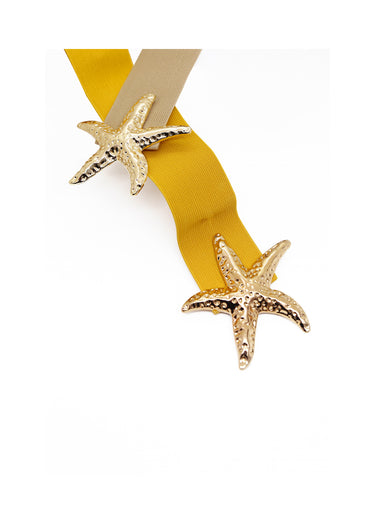 Cinturón con hebilla de estrella de mar
