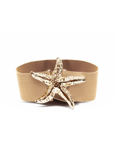 Cinturón con hebilla de estrella de mar
