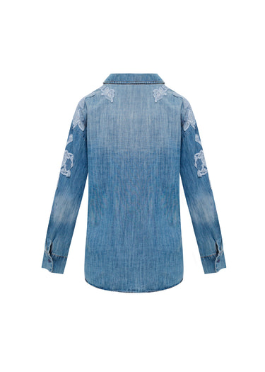 Camisa Indigo Paneled