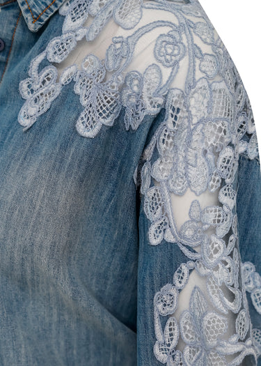 Camisa Indigo Paneled
