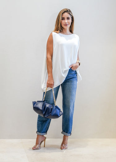 Blusa Ivory Cascade