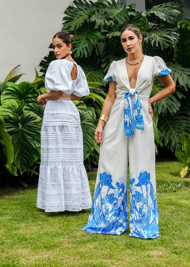 Enterizo Jumpsuit Cobalt Bloom