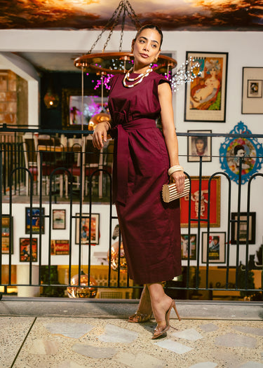 VESTIDO CALIDO VINOTINTO