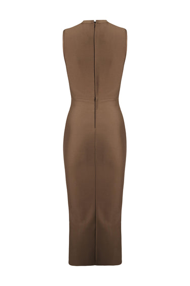 Vestido Ajustado en Bloques