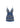 Top Corset de Denim Bordado con Lazo en la Espalda