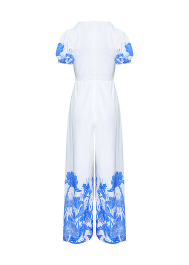 Enterizo Jumpsuit Cobalt Bloom