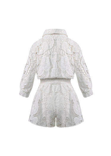 Monoshort Floral Lace