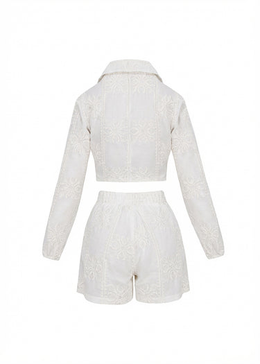 Conjunto Embroidered Linen