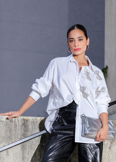 Camisa con Strass