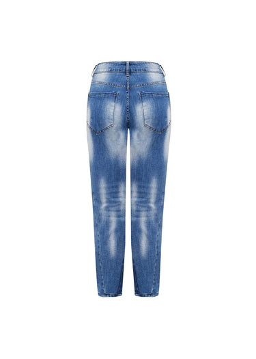 Jeans flores 3D