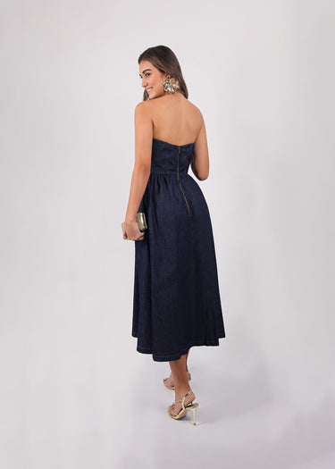 Vestido Corset Neckline