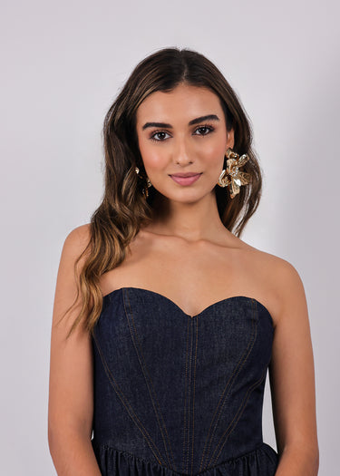 Vestido Corset Neckline