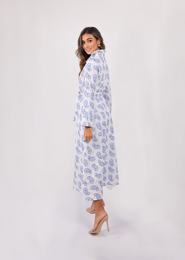 Vestido Blue Paisley