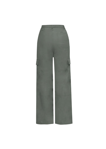 Pantalon cargo verde oliva