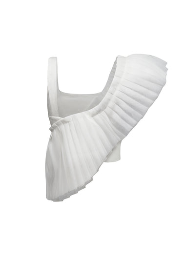 Blusa asimétrica - Diseño tipo abanico