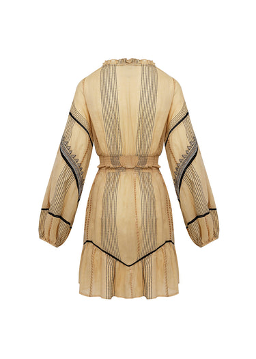 Vestido corto bohemio