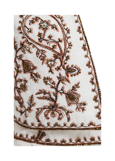Conjunto en lino blanco