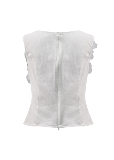 Blusa Neck with Pearl