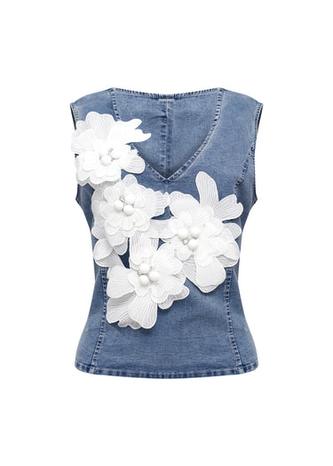 Blusa Neck with Pearl