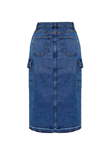 Falda Cargo Denim