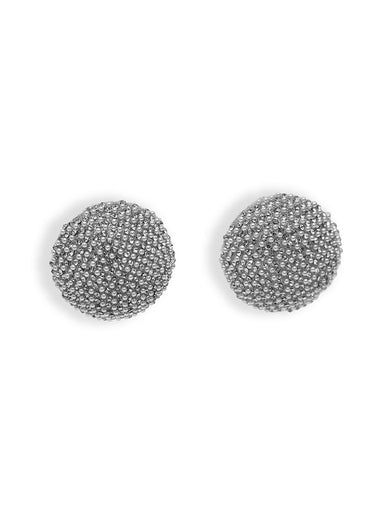 Aretes con pedreria brillante