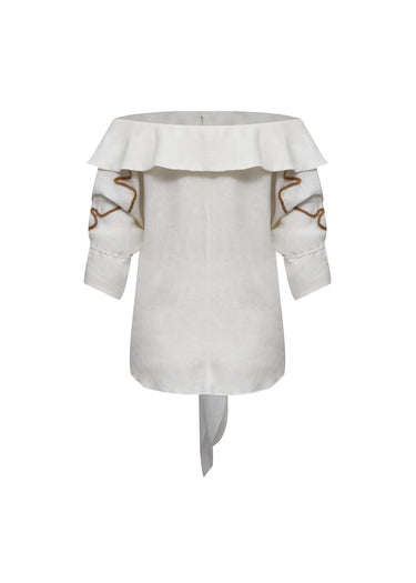 Blusa coastal linen