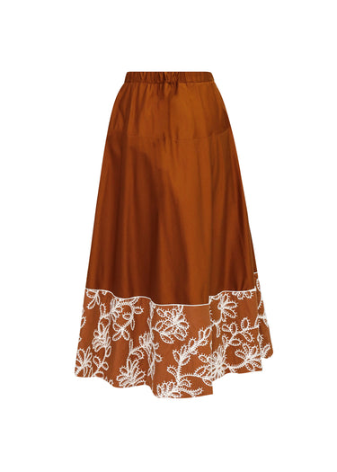 Falda Blend Midi Skirt