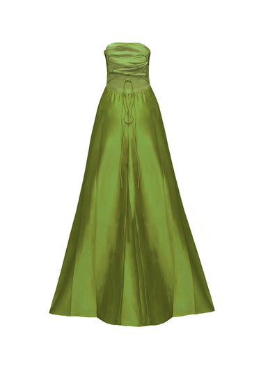 Vestido strapless