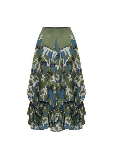 Falda Estampado Militar