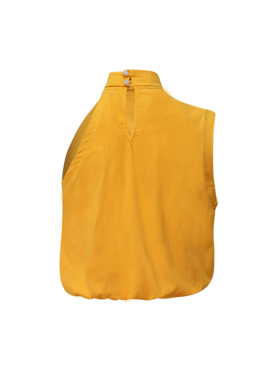 Blusa Halter Mostaza