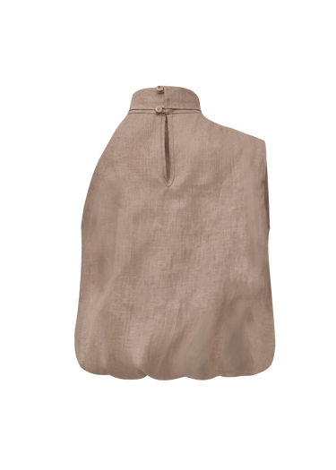 Blusa Halter Taupe