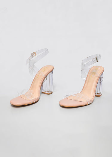 Mules con Tira Transparente