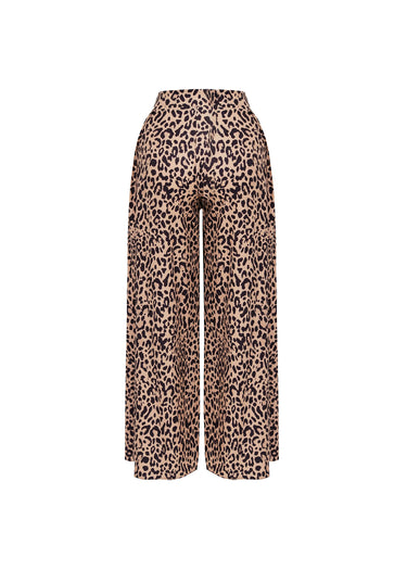 Pantalón Palazzo Leopard