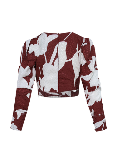 Blusa Cruzada Estampado Floral