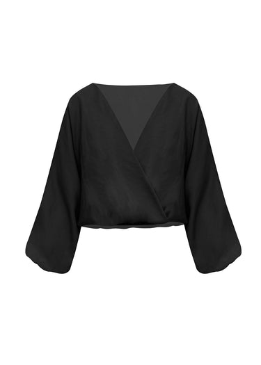 Blusa tipo kimono