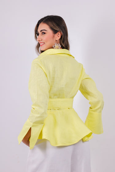 Blusa Double Layer Peplum