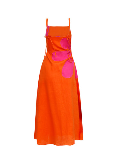 Vestido Vibración Botánica Orange