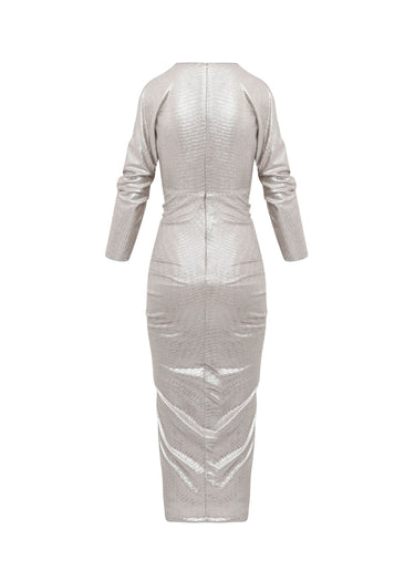 Vestido eva Lurex Plata